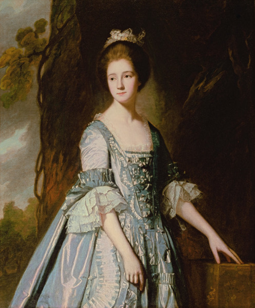 Detail of Portrait of Mary White, c.1770 by George Romney