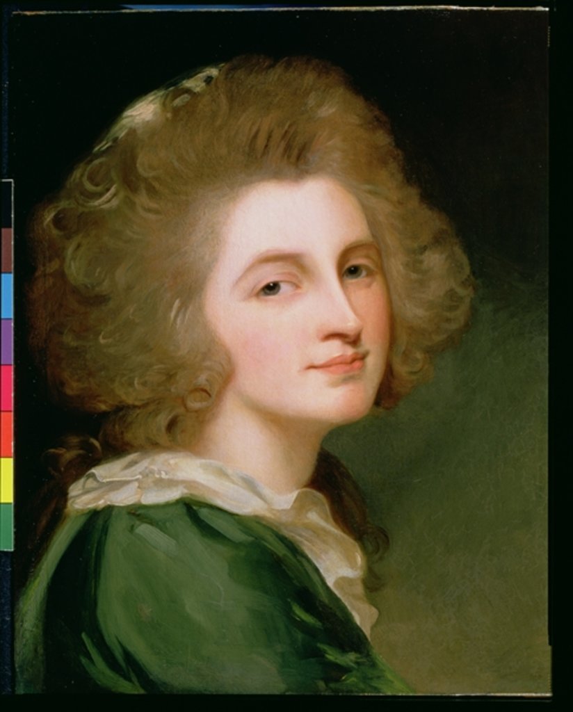 Detail of Portrait of Ann Barbara Russell by George Romney