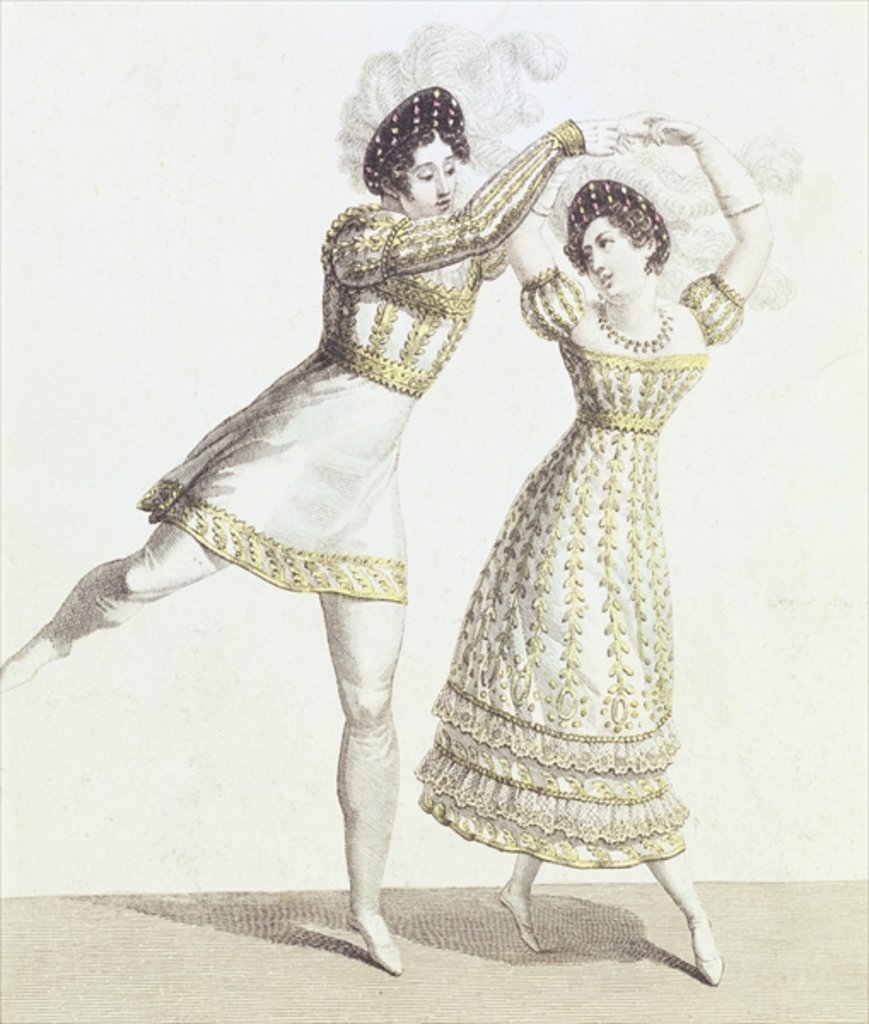 Detail of Costume design for a ballet at the Royal Opera House by Anonymous