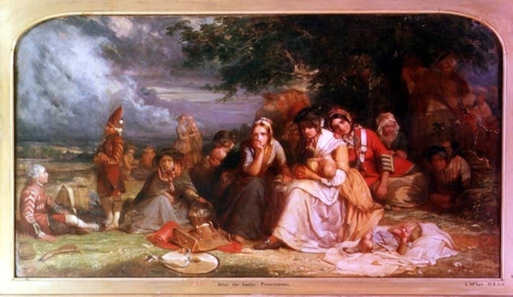 Detail of After the Battle of Prestonpans, 21 Sept 1745, 1849 by Fanny McIan