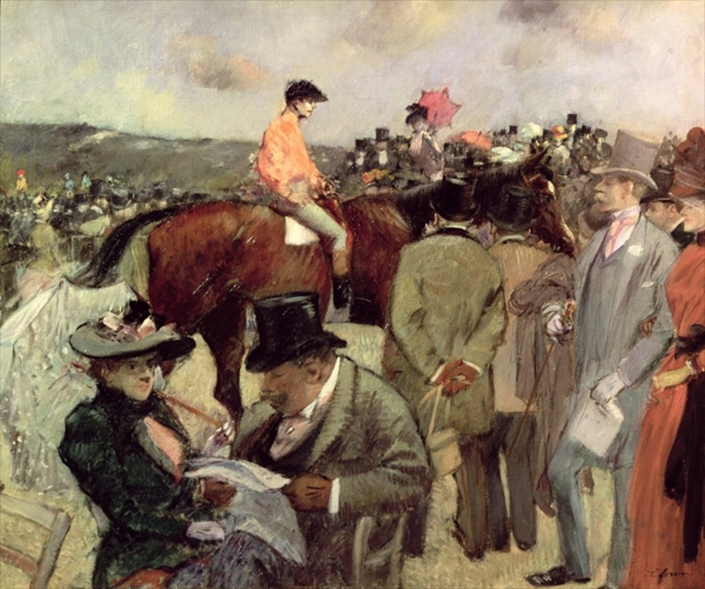 Detail of The Horse-Race, c.1890 by Jean Louis Forain
