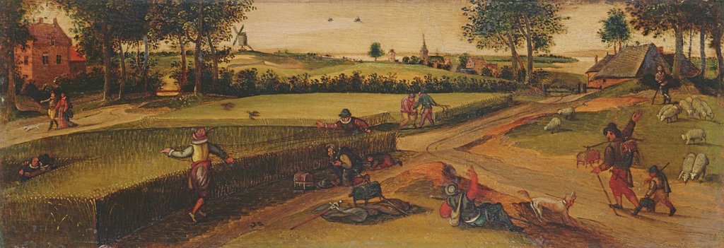 Detail of The Harvest, 17th century by Ferdinand Bol