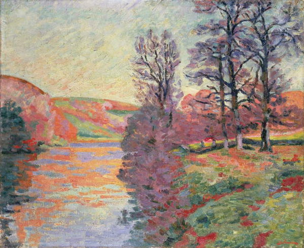 Detail of Landscape from the River Creuse, c.1912 by Jean Baptiste Armand Guillaumin