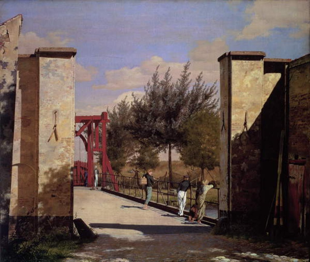 Detail of The North Gate of the Citadel, 1834 by Christen Schjellerup Kobke