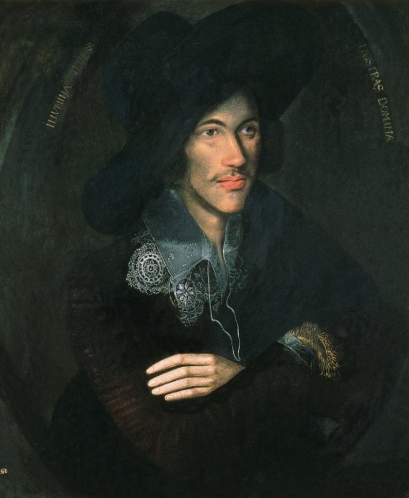 Detail of Portrait of John Donne, c.1595 by English School