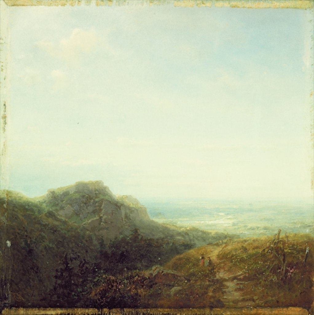 Detail of Overlooking the Valley by Carl Spitzweg
