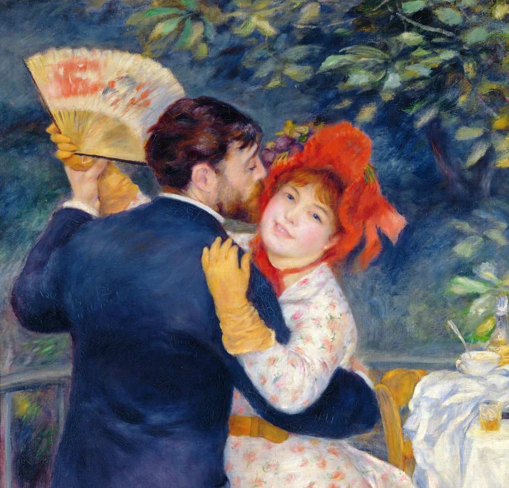 Detail of A Dance in the Country, 1883 by Pierre Auguste Renoir