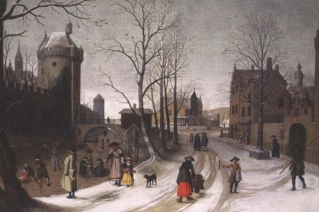 Detail of Winter by Sebastian Vrancx