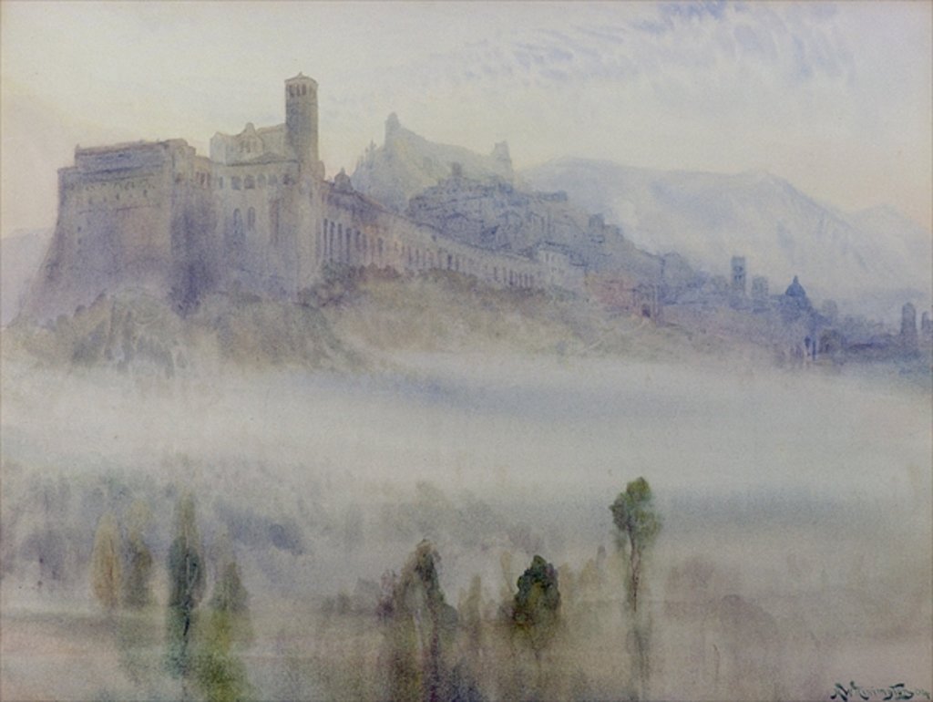 Detail of Assisi, Early Morning by Alexander Wallace Rimington