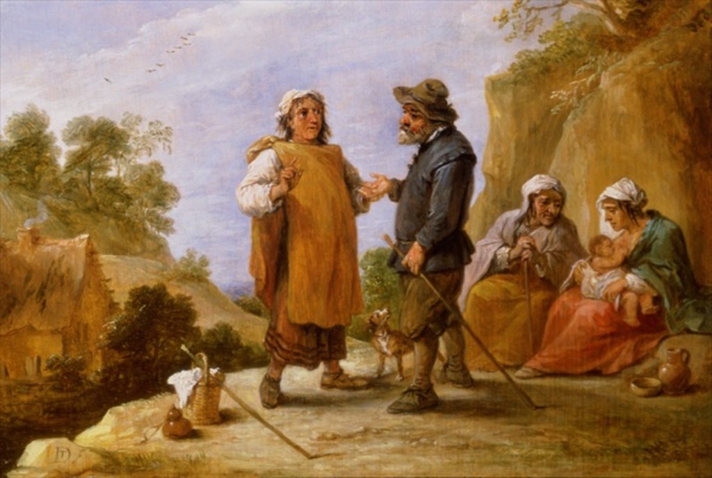 Detail of The Fortune Teller by David the Younger Teniers