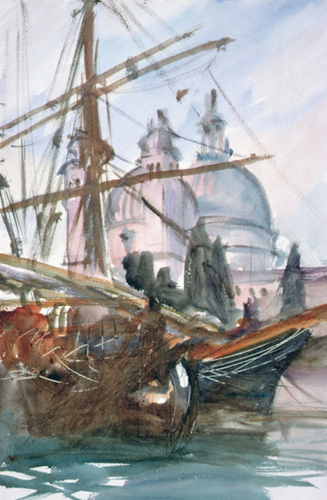 Detail of Santa Maria della Salute, Venice by John Singer Sargent