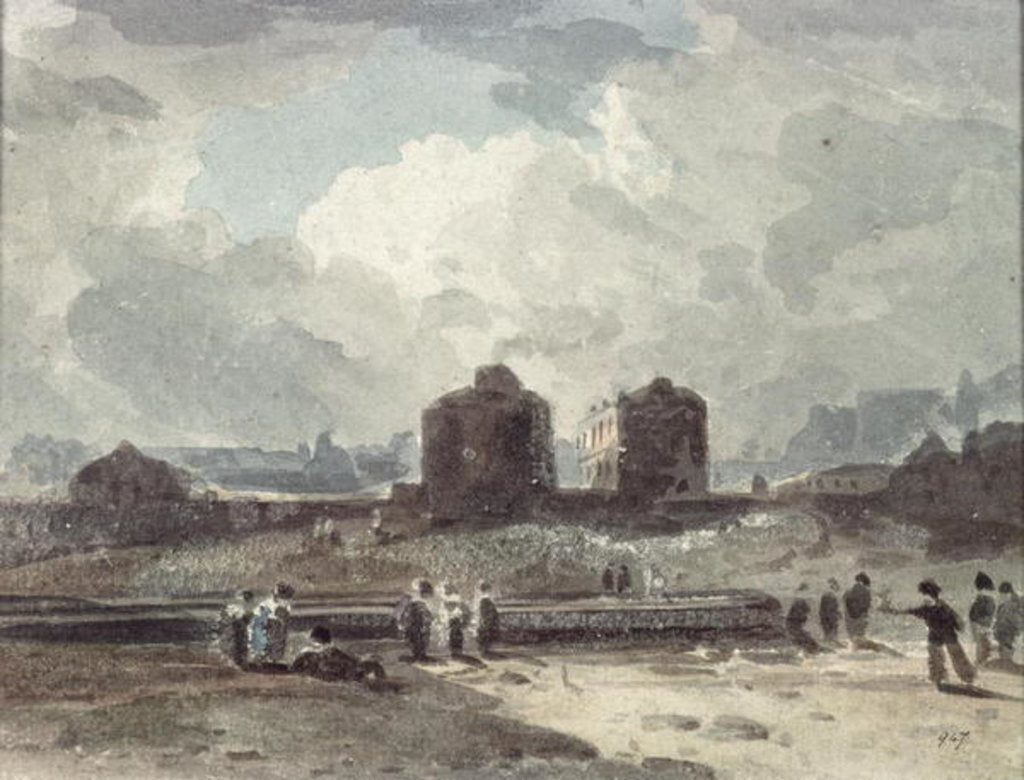 Detail of Coast Scene by John Varley