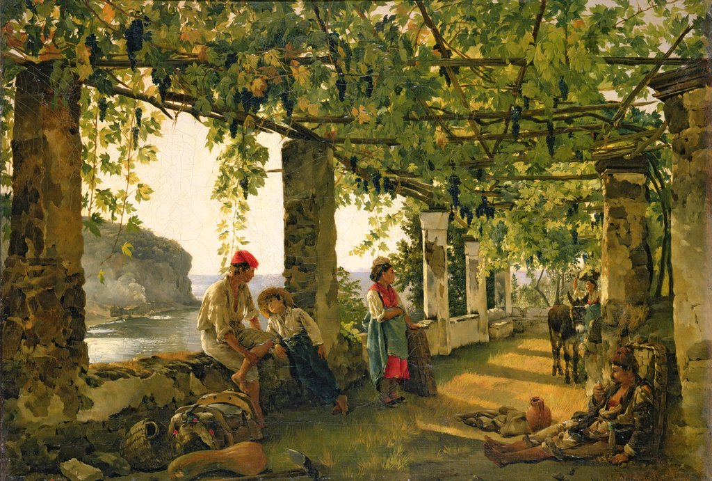 Detail of Verandah with twisted vines, 1828 by Silvestr Fedosievich Shchedrin