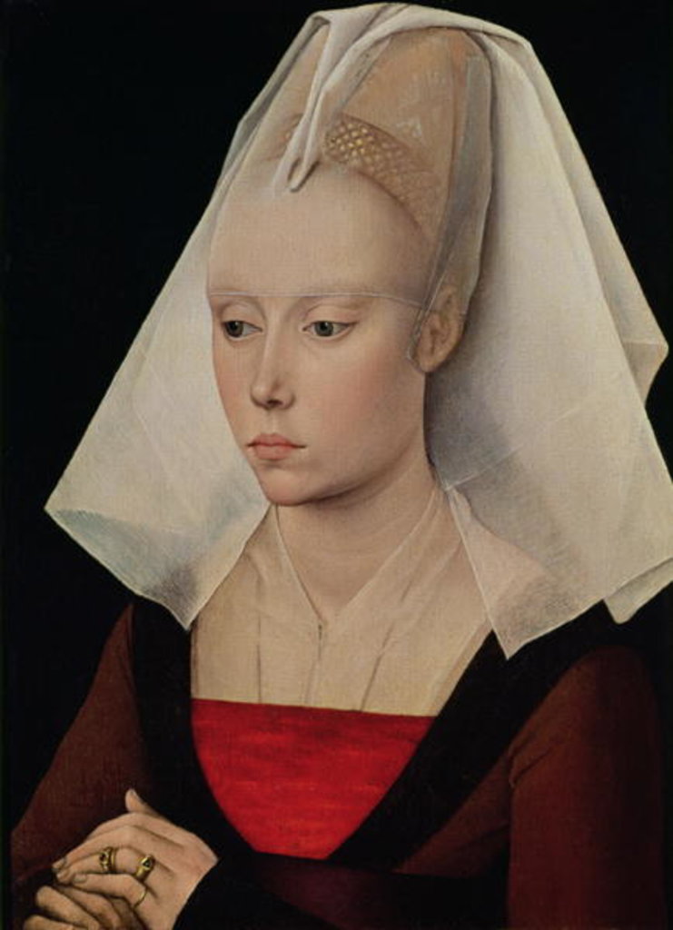 Detail of Portrait of a Lady, c.1460 by Rogier van der Weyden