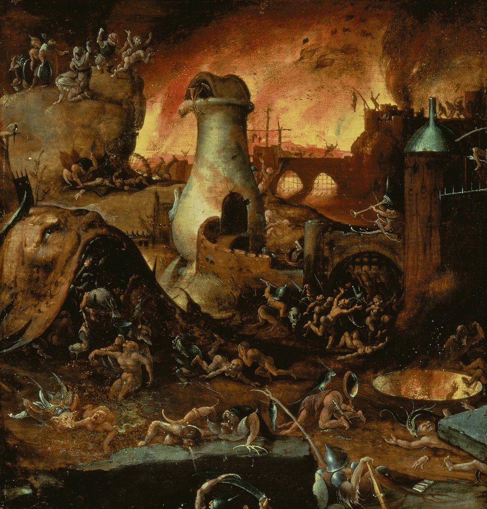 Detail of Hell by Hieronymus Bosch