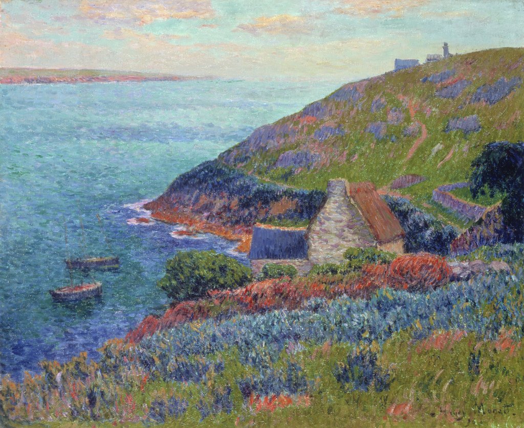 Detail of Port Manech, 1896 by Henry Moret