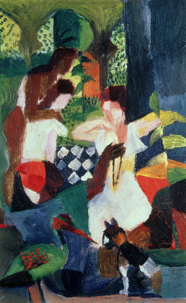 Detail of The Turkish Jeweller by August Macke