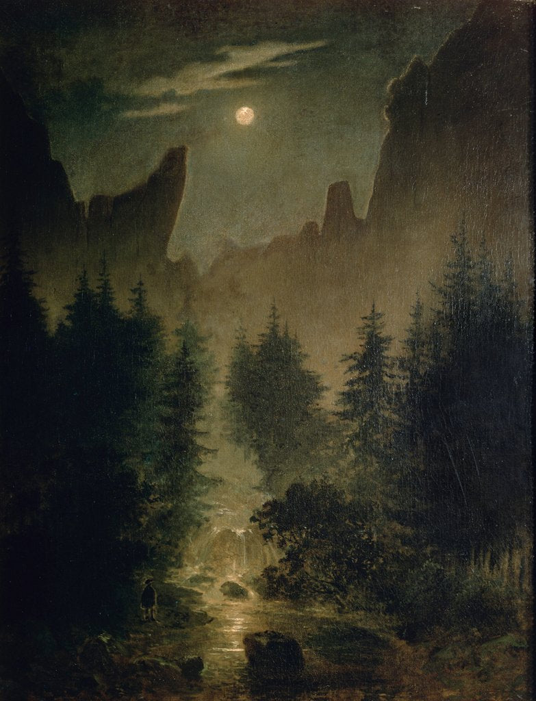 Detail of Uttewalder Grund, c.1825 by Caspar David Friedrich