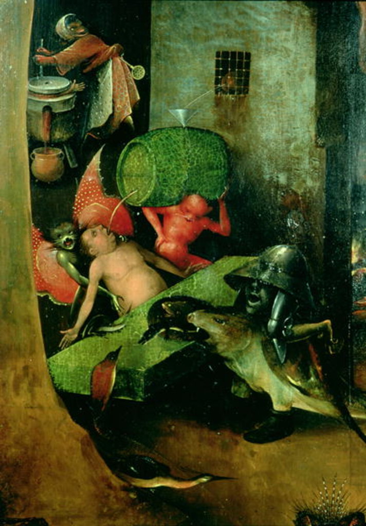 Detail of The Last Judgement: Detail of the Cask by Hieronymus Bosch