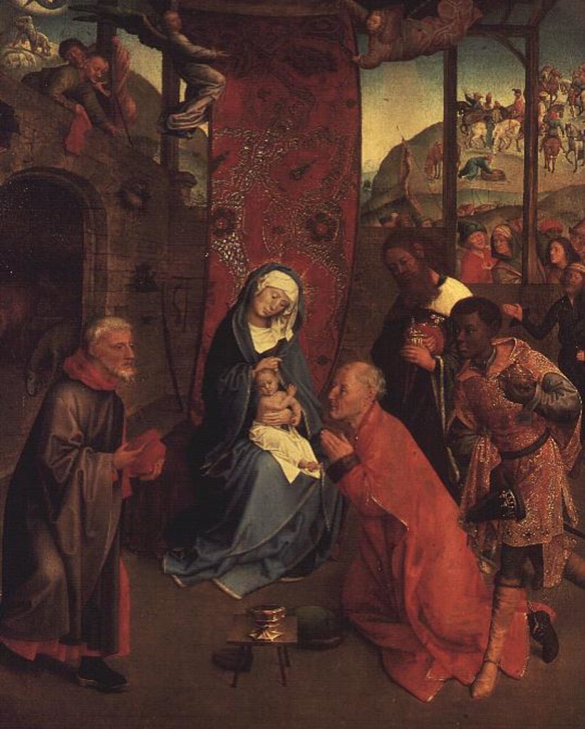 Detail of The Adoration of the Magi by Hugo van der Goes