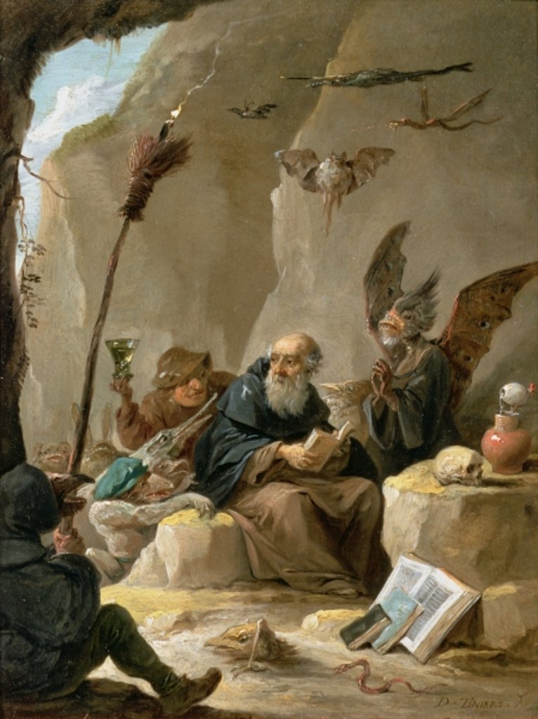 Detail of The Temptation of St. Anthony by David the Younger Teniers