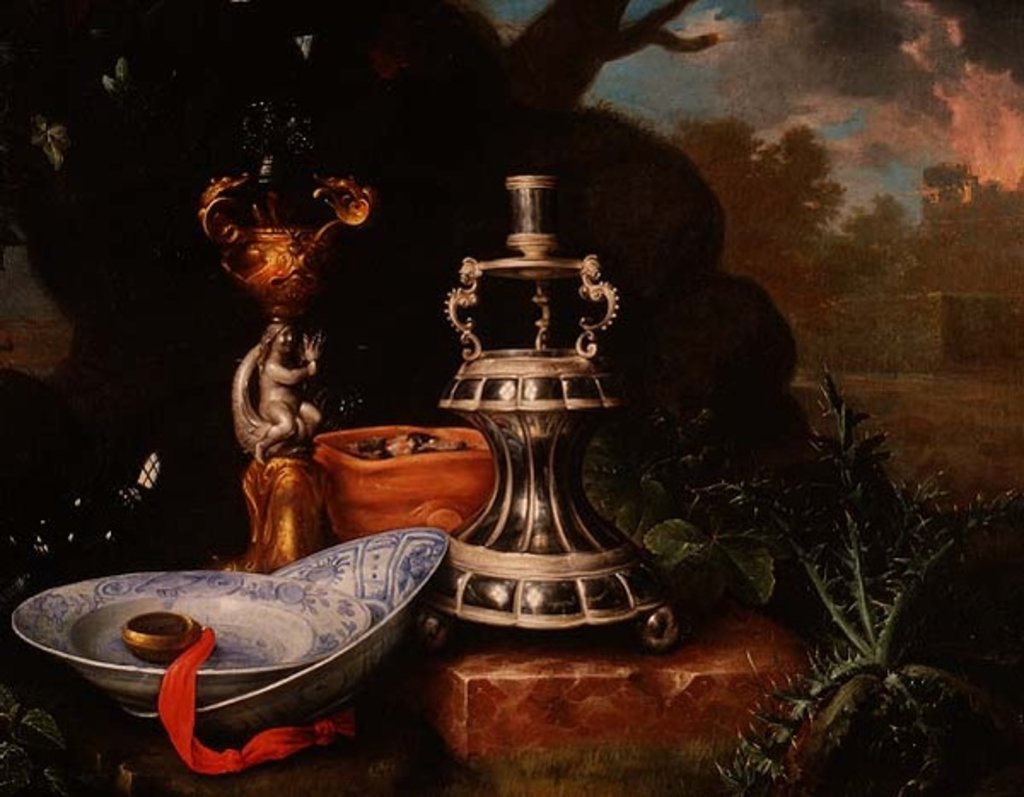 Detail of An Allegory of Fire by Joris van Son