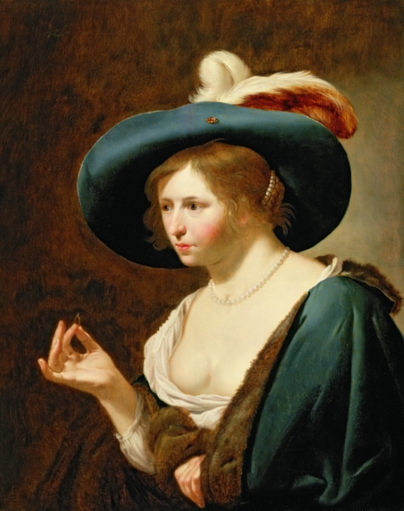 Detail of The Betrothal: The Bride, c.1630 by Jan van Bijlert or Bylert