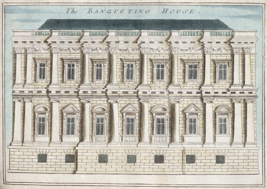 Detail of Banqueting House, Whitehall by Robert Morden