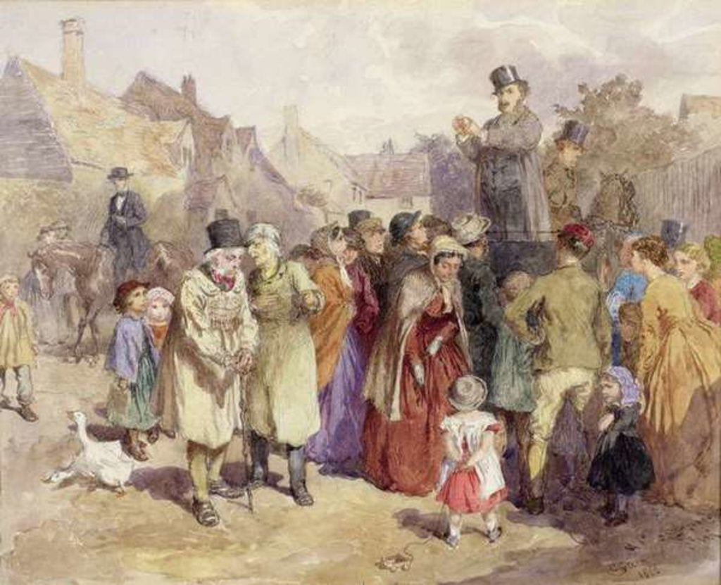 Detail of The Quack Doctor by Charles Green