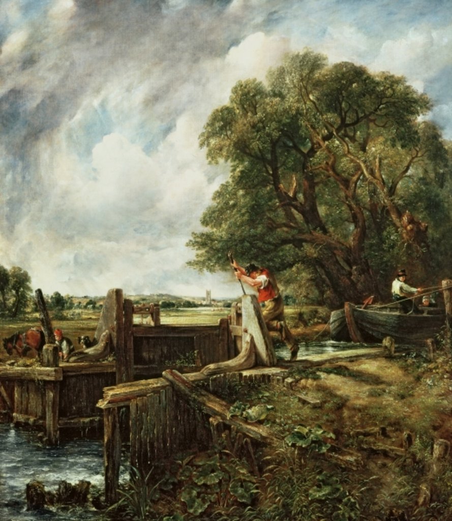 Detail of The Lock, 1824 by Anonymous
