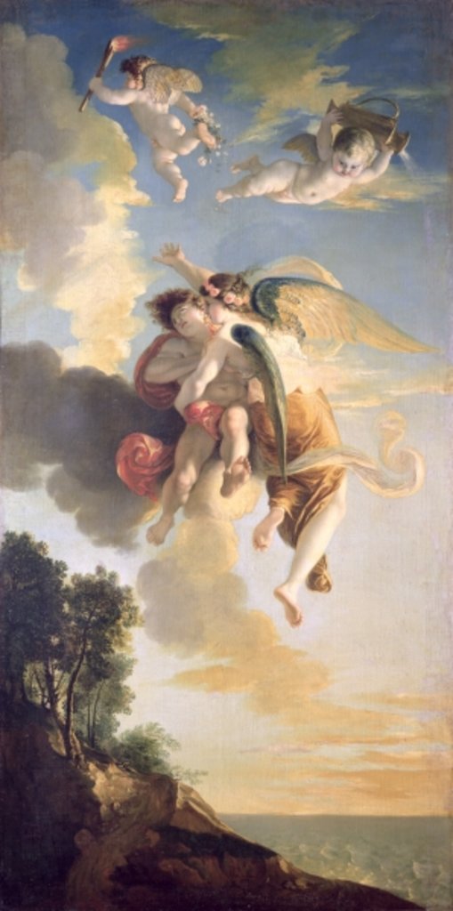 Detail of Aurora Ascending the Heavens by Jean Antoine Julien de Parme