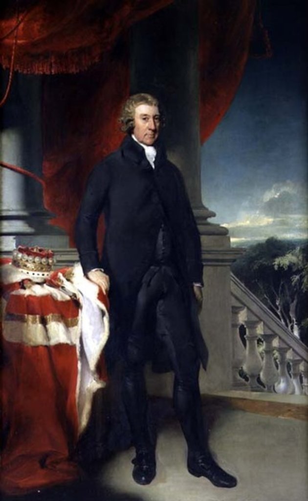 Detail of Portrait of Thomas, 1st Viscount Cremorne by Thomas Lawrence