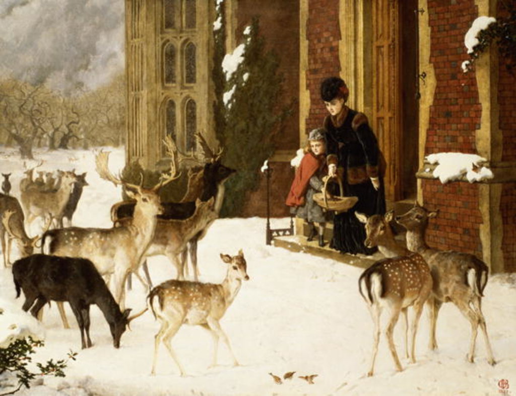 Detail of The Sisters of Charity by Charles Burton Barber