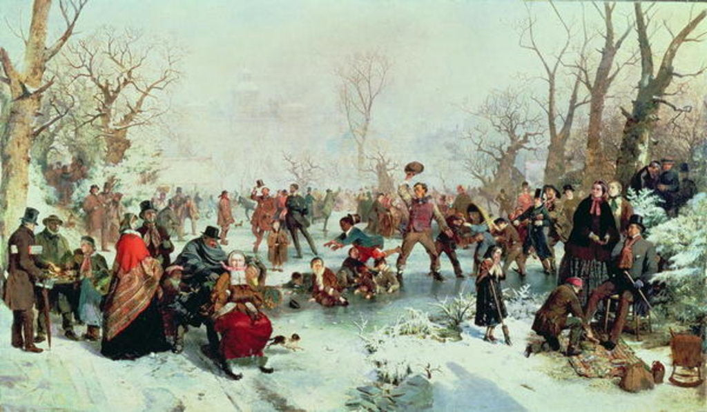 Detail of A Winter's Day in St. James's Park by John Ritchie