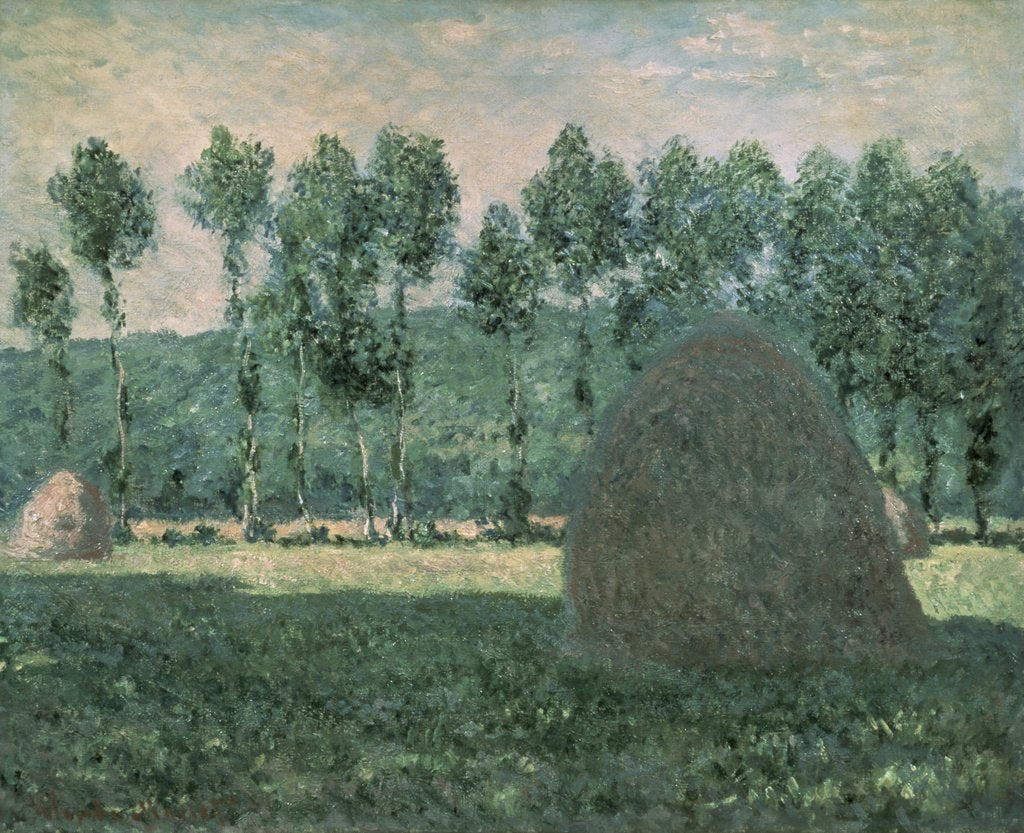 Detail of Haystacks near Giverny, c.1884-89 by Claude Monet