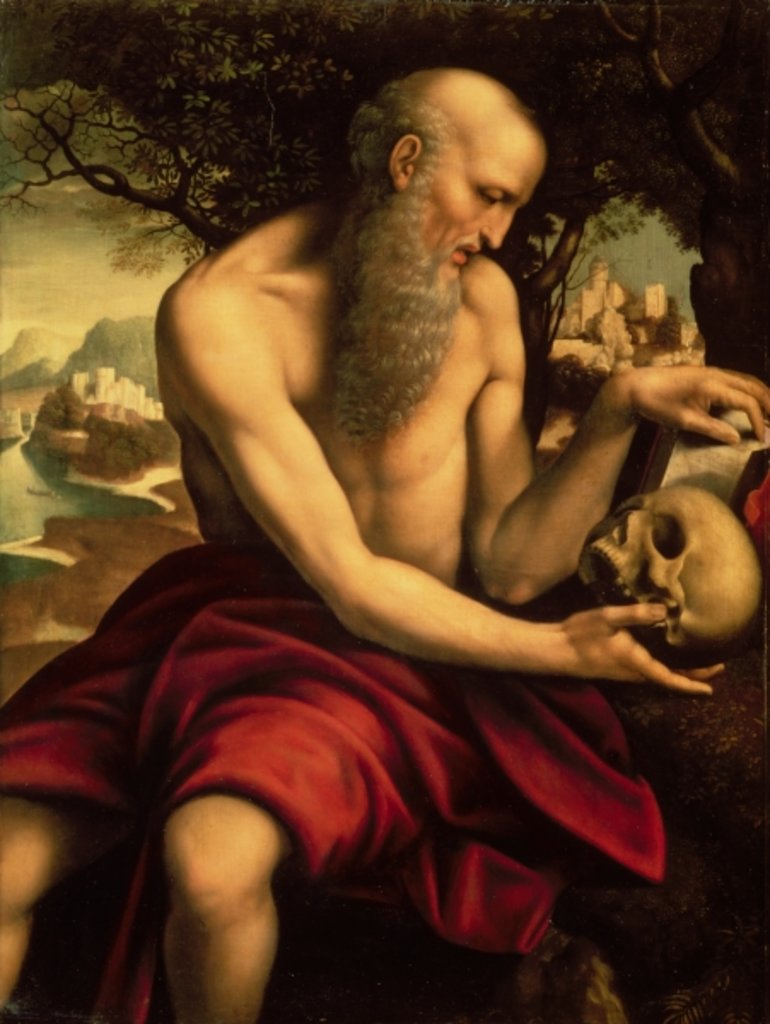 Detail of St. Jerome by Cesare da Sesto