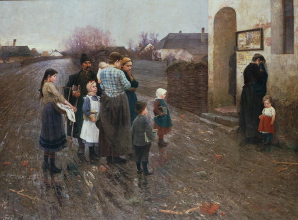 Detail of The Examination by Laszlo Pataky