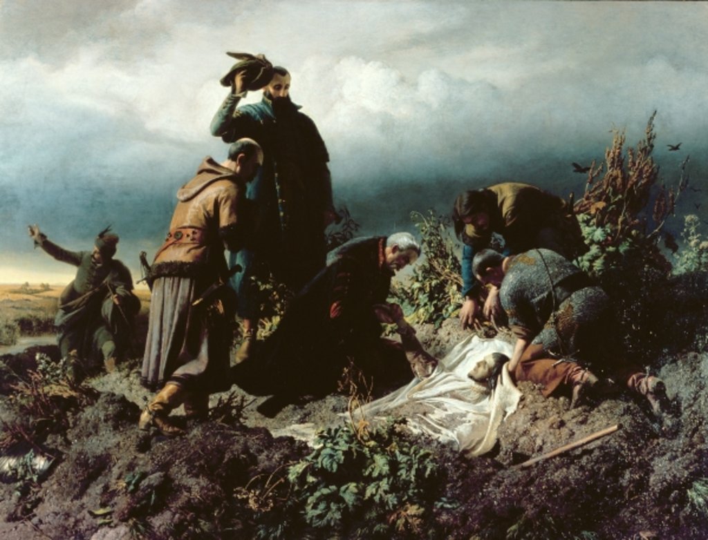 Detail of The Discovery of King Louis II's Body by Bertalan Szekely