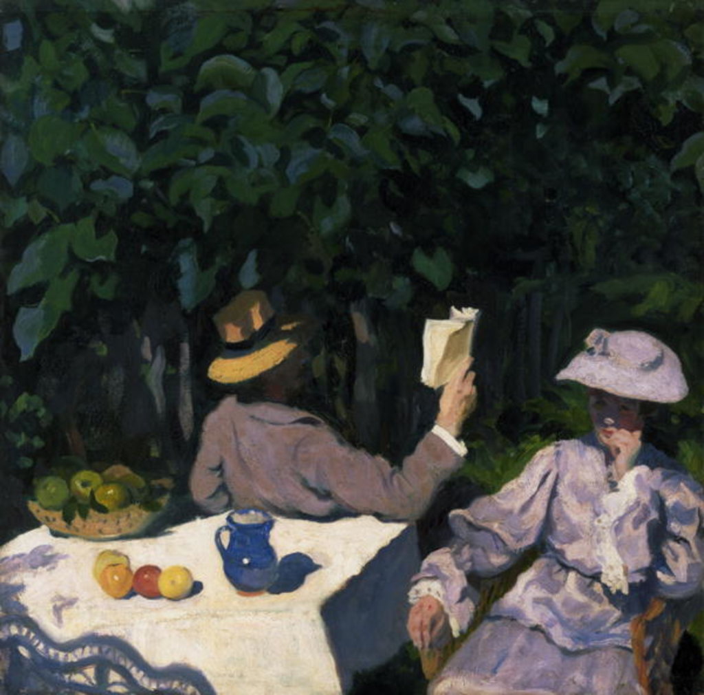 Detail of Sunny Morning, 1905 by Karoly Ferenczy