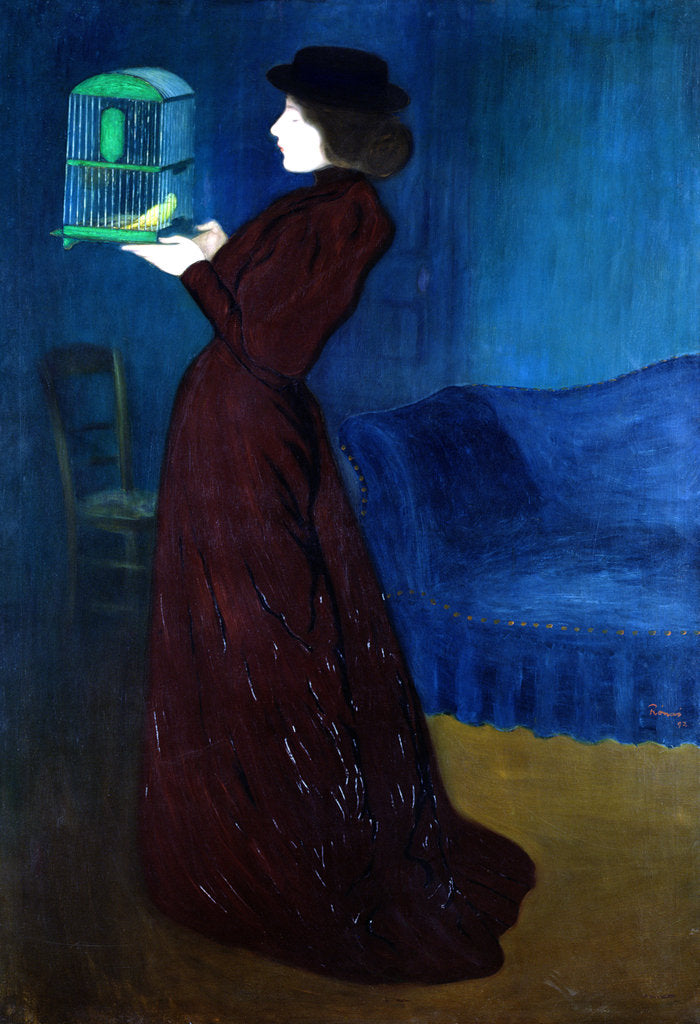 Detail of Woman with a Bird Cage by Jozsef Rippl-Ronai