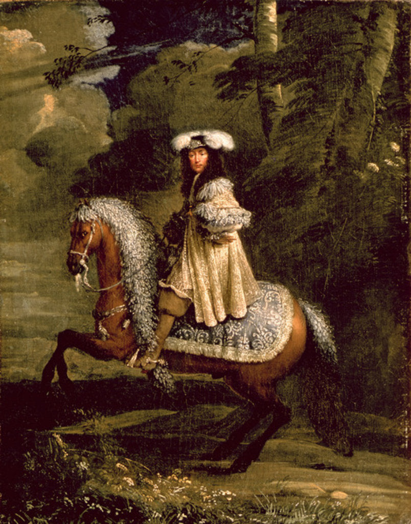 Detail of Rider in Blue by French School