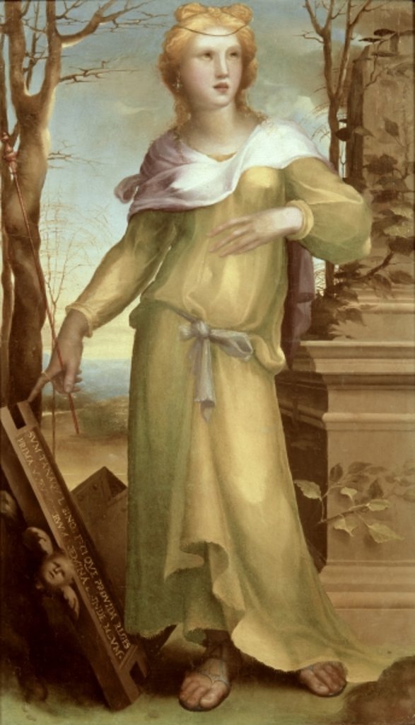 Detail of Tanaquil, c.1519 by Domenico Beccafumi