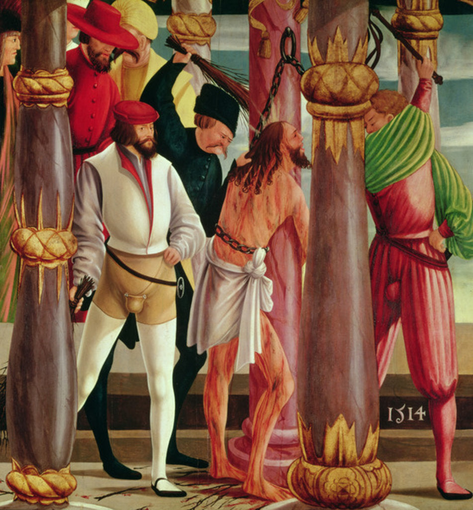 Detail of The Flagellation of Christ, 1514 by Master of Okolicsno