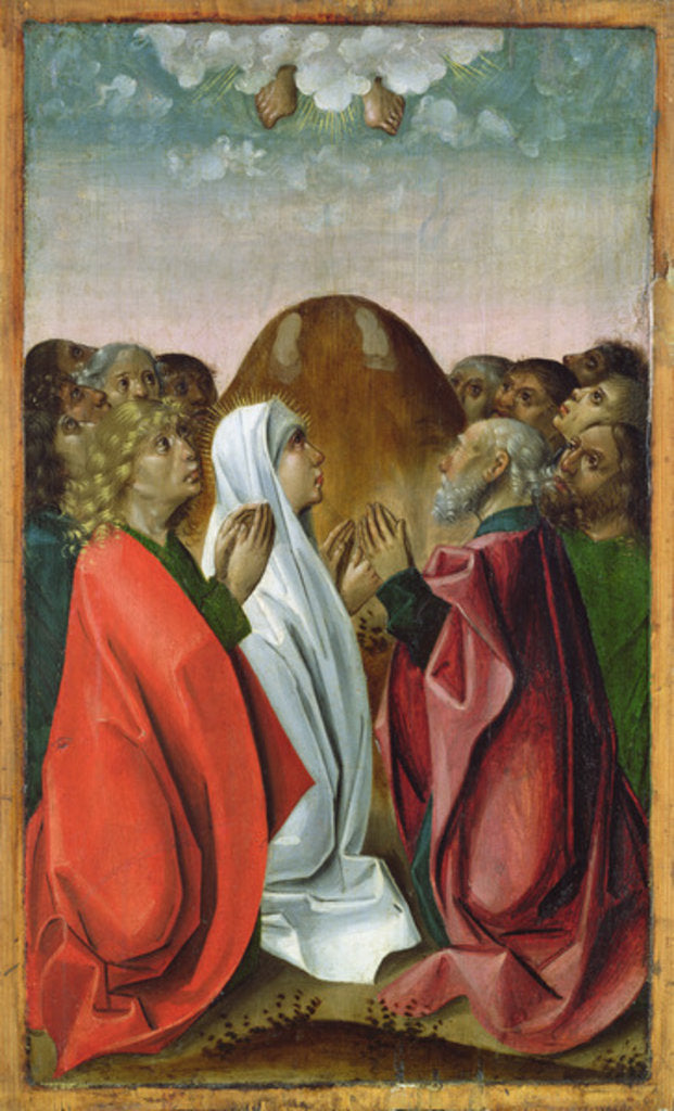 Detail of The Ascension of Christ, c.1475 by Hungarian School
