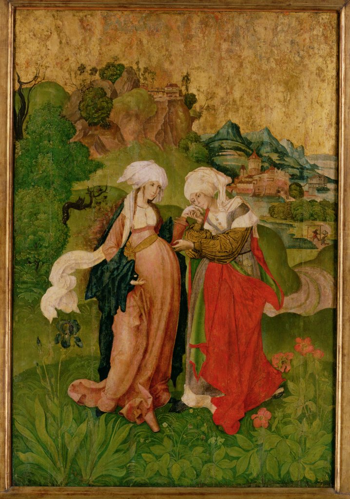 Detail of The Visitation, 1506 by Master M.S.