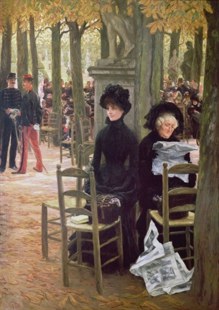 Detail of Without a Dowry, 1883-5 by James Jacques Joseph Tissot