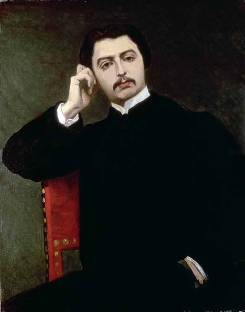 Detail of Marcel Proust, 1897 by Jacques-Emile Blanche