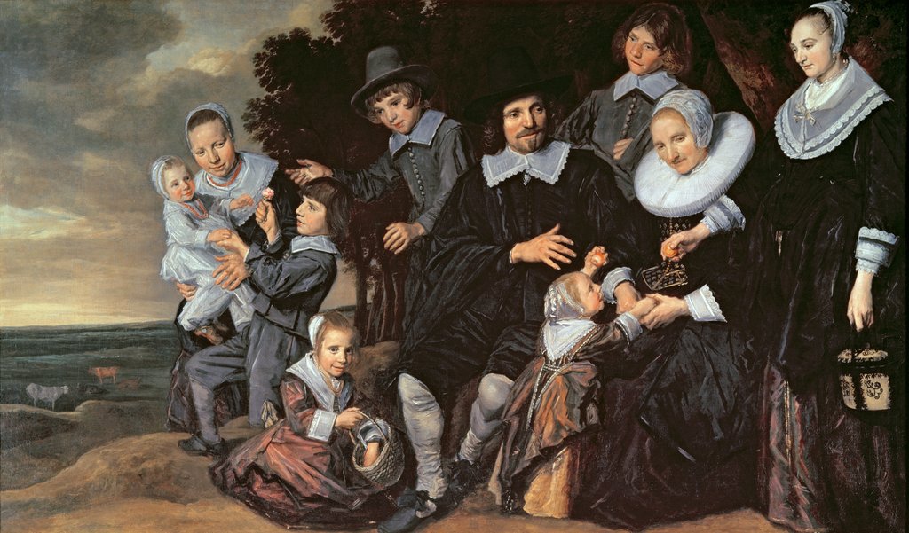 Detail of Family Group in a Landscape, c.1647-50 by Frans Hals