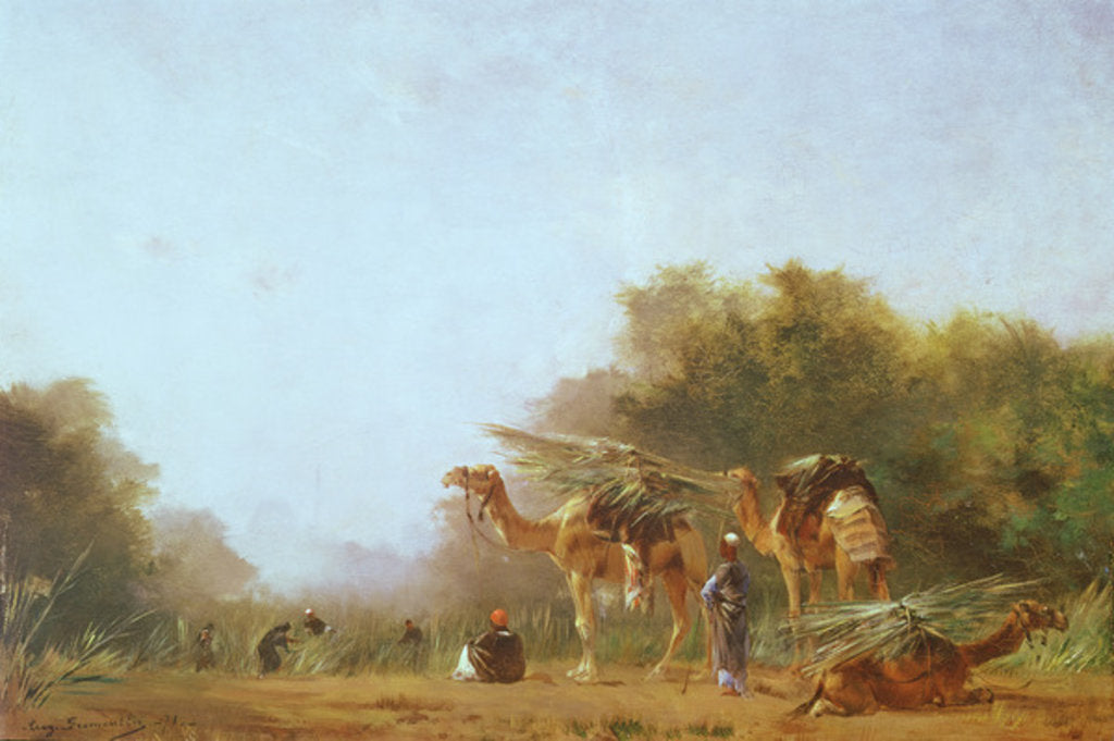 Detail of Arabians by Eugene Fromentin