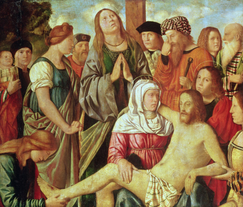 Detail of The Lamentation of Christ by Marco Marziale